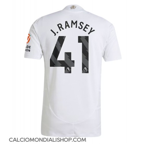 Maglie da calcio Aston Villa Jacob Ramsey #41 Seconda Maglia 2024-25 Manica Corta